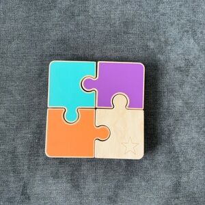 Lovevery Chunky Jigsaw Puzzle Wooden Toddler Montessori Toy